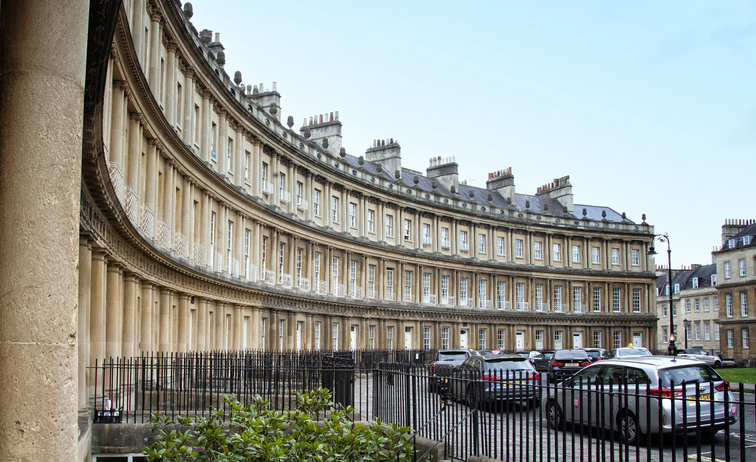 Bath's Royal Crescent — Splix serves Bristol, Bath and surrounding areas